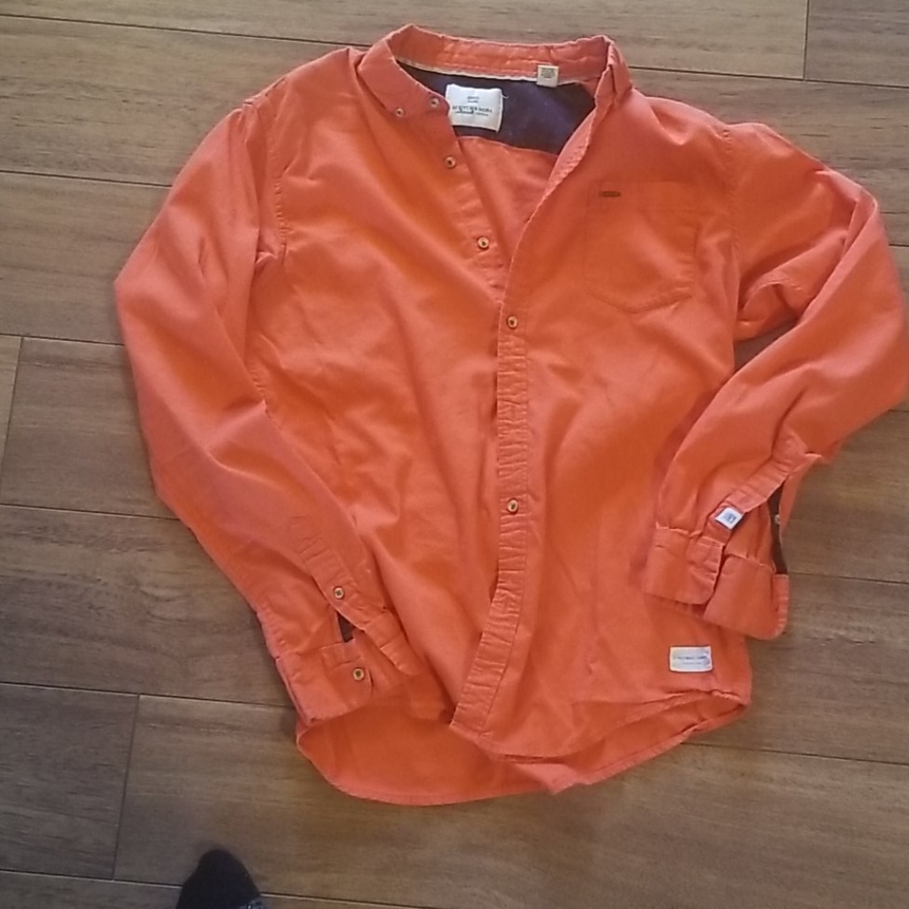 Scotch & Soda orange button up